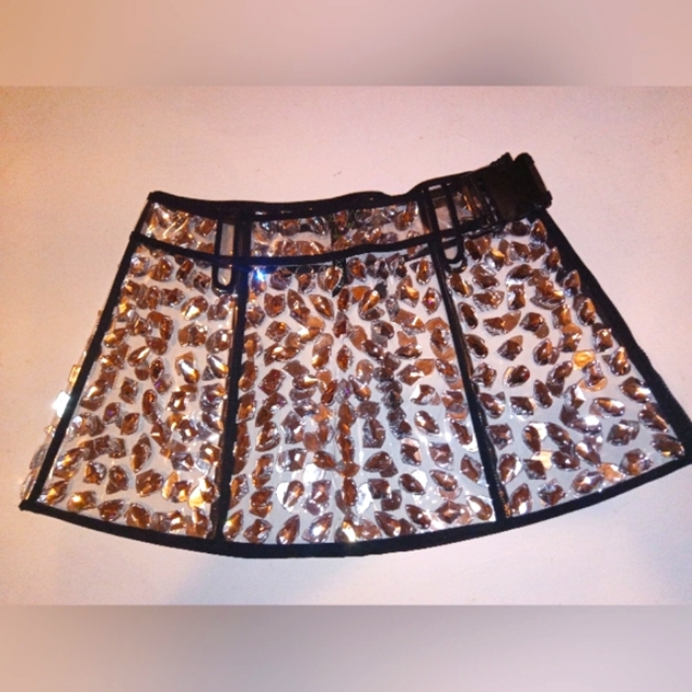 Club Exx Rhinestone/Bejeweled Skirt